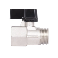 Кран шаровой "мини" Thermo Alliance Forte 1/2" ВНР SF266W15 - 4 фото