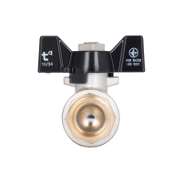 Кран кульовий Thermo Alliance Base 1/2" ЗЗ для води (метелик) SD606W15 - 6 фото