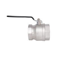 Кран шаровой Thermo Alliance Base 4" ВР для воды (рычаг) SD600W100 - 3 фото