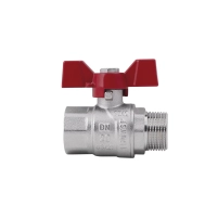 Кран шаровой Thermo Alliance Forte 3/4" ВН для воды (бабочка) SF607W20 - 2 фото
