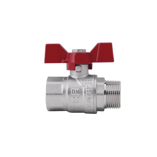 Кран шаровой Thermo Alliance Forte 3/4" ВН для воды (бабочка) SF607W20 - 2 фото