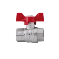 Кран кульовий Thermo Alliance Forte 1/2" ВР для води (метелик) SF602W15 - 2 фото