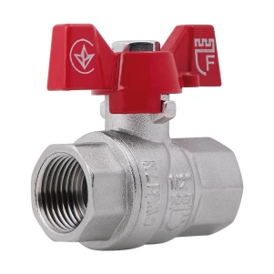Кран шаровой Thermo Alliance Forte 1/2" ВР для воды (бабочка) SF602W15