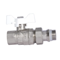 Кран шаровой "Американка" Thermo Alliance Forte 1/2" с антипротечкой прямой SF222W15 - 3 фото