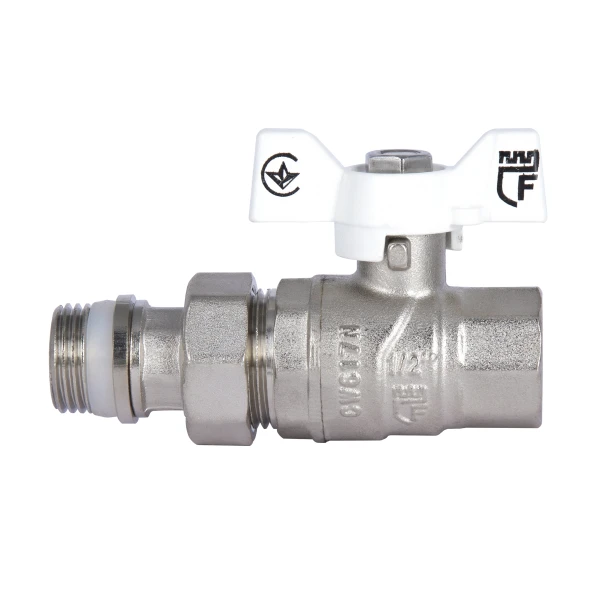 Кран шаровой "Американка" Thermo Alliance Forte 1/2" с антипротечкой прямой SF222W15