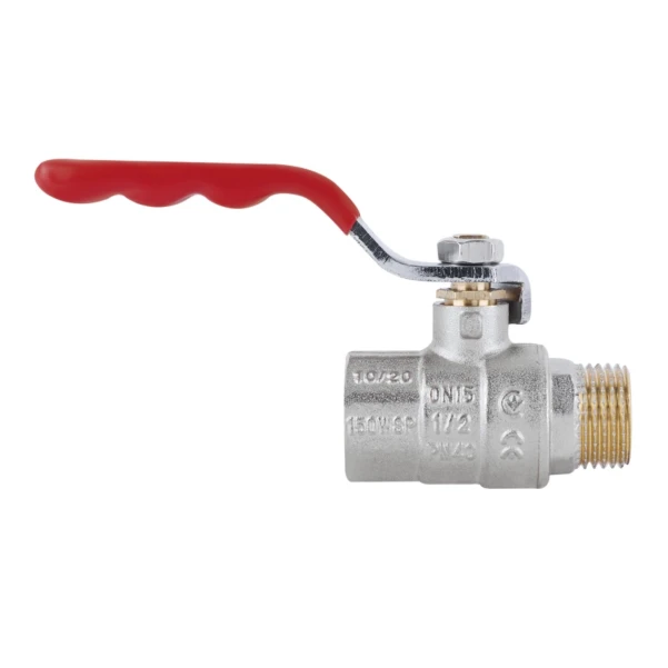 Кран шаровой Thermo Alliance Standart 1/2" ВН для воды (рычаг) SD605NW15PN40 - 2 фото