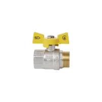 Кран шаровой Thermo Alliance Standart 1" ВН для газа (бабочка) SD607NG25PN40 - 2 фото