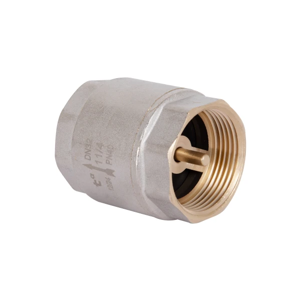 Обратный клапан Thermo Alliance Standart 1 1/4"ВВ с латунным штоком TAS240W32 - 3 фото