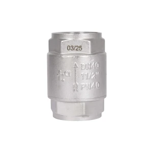Зворотний клапан із латунним штоком Thermo Alliance Forte 1 1/2"ВВ нікель TAF240W40