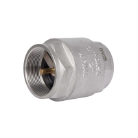Зворотний клапан із латунним штоком Thermo Alliance Forte 2"ВВ нікель TAF240W50 - 3 фото