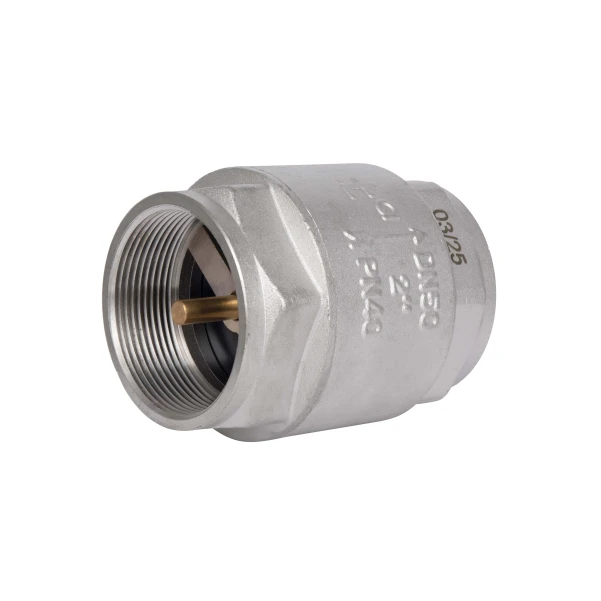 Зворотний клапан із латунним штоком Thermo Alliance Forte 2"ВВ нікель TAF240W50 - 3 фото