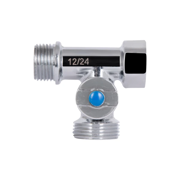 Кран приладовий кульовий Thermo Alliance Standart 1/2"х3/4"х1/2" ЗЗВ SD186W152015 - 3 фото