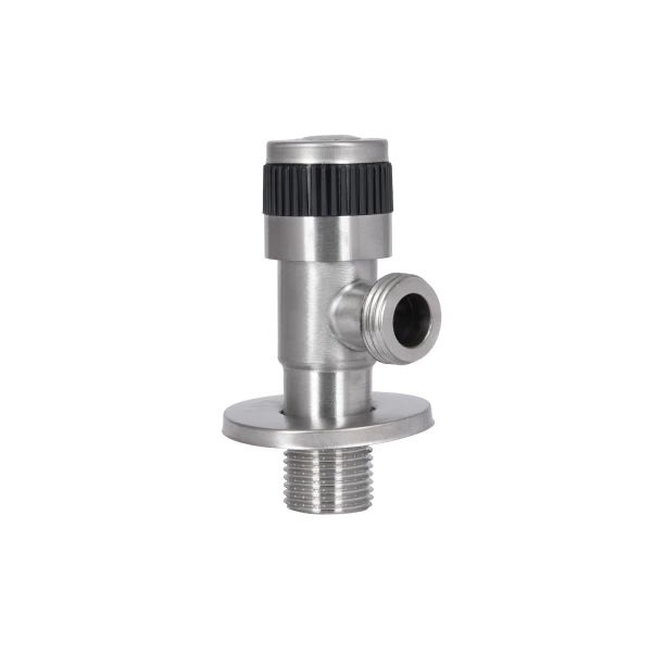 Кран кутовий Thermo Alliance Standart 1/2"ЗЗ нерж., з керам. буксою TAS345W1515SS - 2 фото