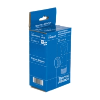 Кран угловой Thermo Alliance Standart 1/2"НН нерж., с керам. буксой TAS347W1515SS - 7 фото