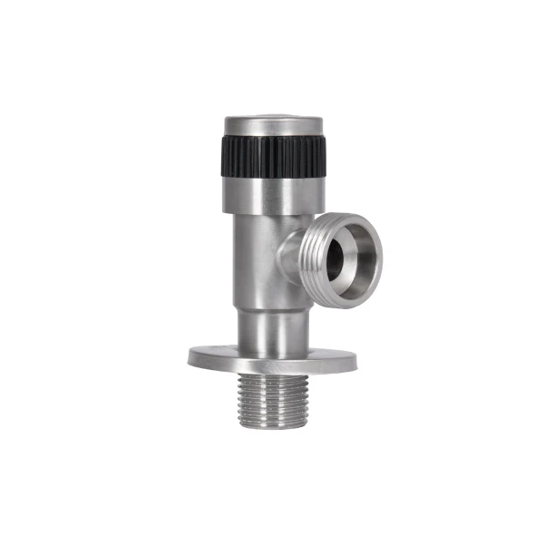 Кран кутовий Thermo Alliance Standart 1/2"Зх3/4"З нерж., з керам. буксою TAS345W1520SS - 2 фото