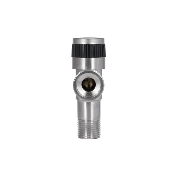 Кран кутовий Thermo Alliance Standart 1/2"Зх3/4"З нерж., з керам. буксою TAS345W1520SS - 3 фото