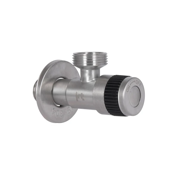 Кран кутовий Thermo Alliance Standart 1/2"Зх3/4"З нерж., з керам. буксою TAS345W1520SS - 5 фото