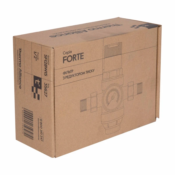 Фільтр самопромивний Thermo Alliance Forte 1/2 "з редуктором SF128W15 - 7 фото