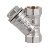 Фільтр грубої очистки Thermo Alliance Standart 1/2"ВВ нікель для води косий TAS124W15 - 4 фото