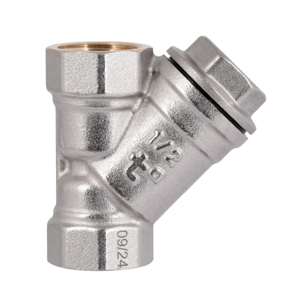 Фільтр грубої очистки Thermo Alliance Standart 1/2"ВВ нікель для води косий TAS124W15 - 2 фото