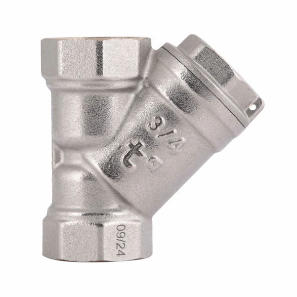 Фільтр грубої очистки Thermo Alliance Standart 3/4"ВВ нікель для води косий TAS124W20 - 2 фото