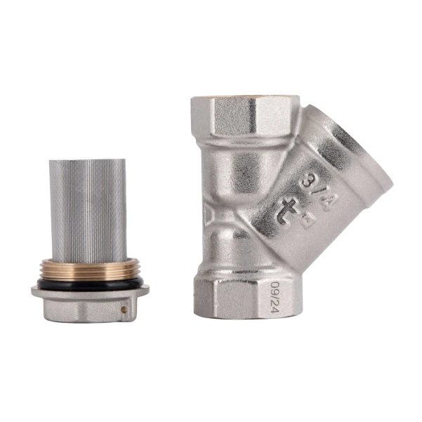 Фільтр грубої очистки Thermo Alliance Standart 3/4"ВВ нікель для води косий TAS124W20 - 5 фото