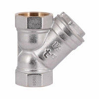 Фильтр грубой очистки Thermo Alliance Standart 1 1/2"ВВ никель для воды косой TAS124W40 - 2 фото