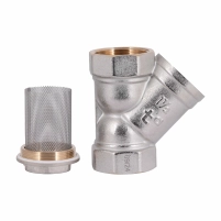 Фильтр грубой очистки Thermo Alliance Standart 1 1/2"ВВ никель для воды косой TAS124W40 - 5 фото