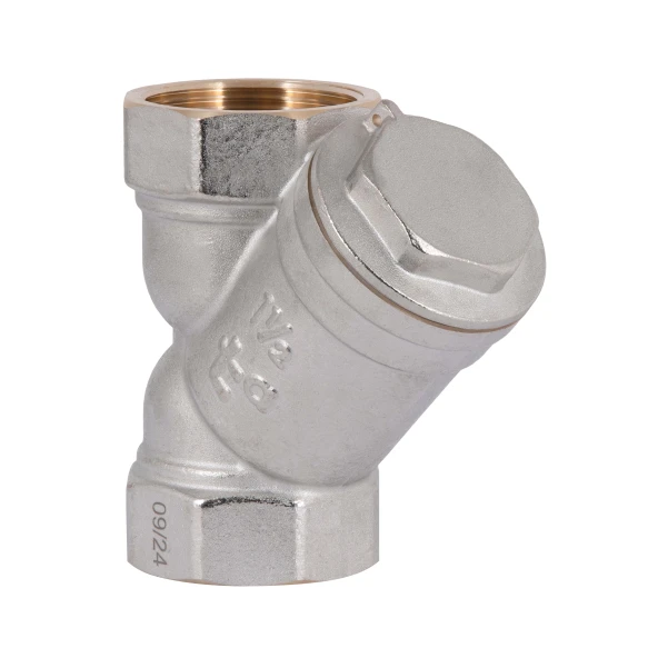 Фильтр грубой очистки Thermo Alliance Standart 1 1/2"ВВ никель для воды косой TAS124W40 - 3 фото