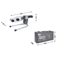 Паяльник для пластикових труб Thermo Alliance PRO-101 Ø20-32 (автоматичний з дісплеєм, 600W) - 1 фото