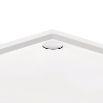Душовий піддон Qtap Tern 301112 100x100x12 см + сифон - 3 фото