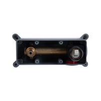 Смеситель для раковины Qtap Gemini скрытого монтажа QTGEM273BLM45694 Black Matt - 3 фото
