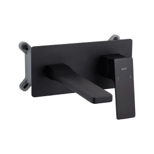 Змішувач для раковини прихованого монтажу Gemini, Matt Black (k35) QTGEM273BLM45694 Qtap