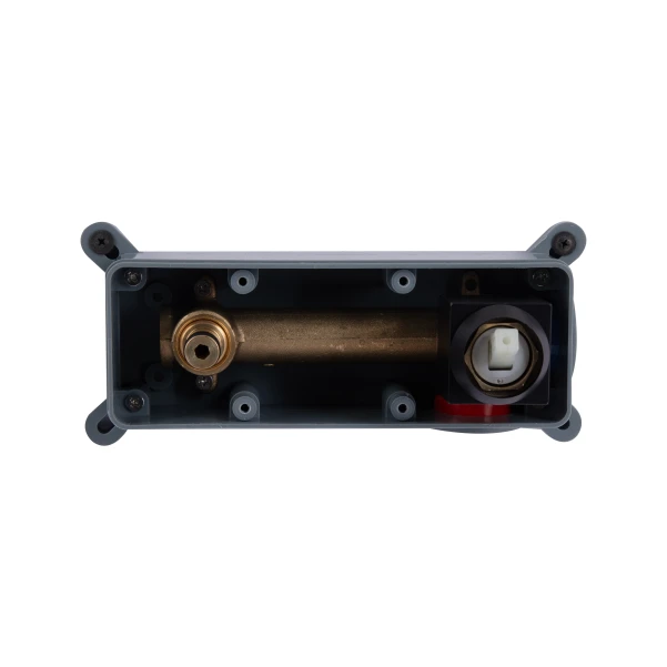 Смеситель для раковины Qtap Gemini скрытого монтажа QTGEM273BLM45694 Black Matt - 3 фото