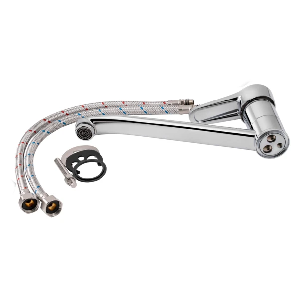 Смеситель для кухни Lidz Nicole 002 (k35) LDNIC002CRM21878 Chrome - 5 фото