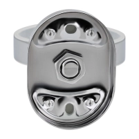 Дозатор для рідкого мила Lidz Oreo 0202 настінний LDORE0202CRM22084 Chrome - 3 фото