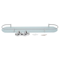 Полка универсальная Lidz Oreo 0902 стеклянная (52*16 см) LDORE0902CRM22179 Chrome - 2 фото
