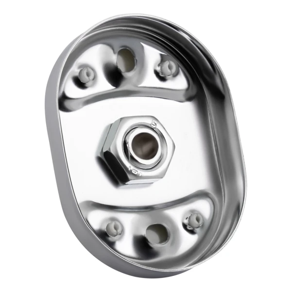 Полка универсальная Lidz Oreo 0902 стеклянная (52*16 см) LDORE0902CRM22179 Chrome - 3 фото