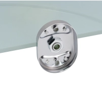 Полиця кутова Lidz Oreo 1001 скляна LDORE1001CRM22180 Chrome - 3 фото