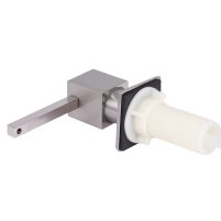 Дозатор для моющего средства Lidz LK117 квадратный Brushed Steel (LDLK117BRU46399) - 3 фото