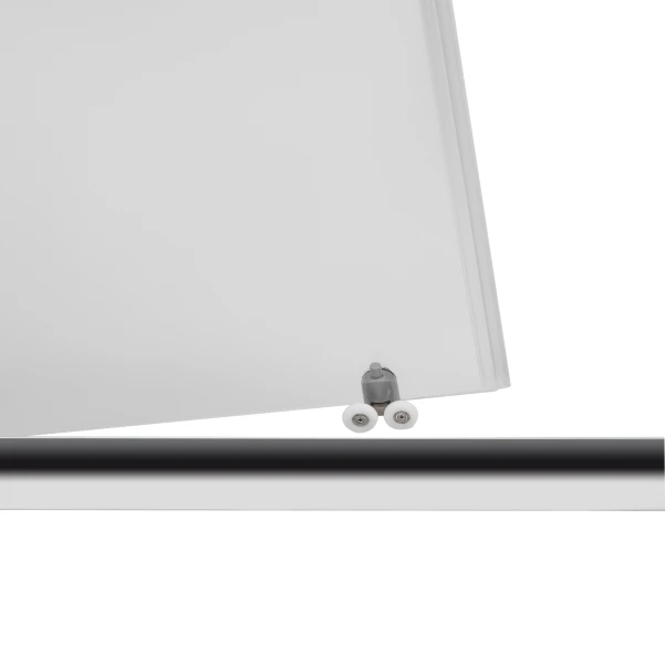Душевая дверь в нишу Lidz Aria SD120x185.CRM.FR, стекло Frost 5 мм - 2 фото
