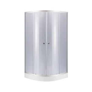 Набор Lidz душевая кабина Latwa SC80x80.SAT.LOW.GR, стекло тонированное 4 мм + поддон Kupala