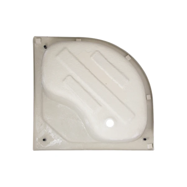 Lidz Latwa SC90x90.SAT.HIGH.FR Душевая кабина полукруглая, стекло Frost 4 мм + Lidz Душевой поддон KAPIELKA ST90x90x41, с панелью - 12 фото