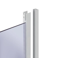 Lidz Latwa SC80x80.SAT.HIGH.GR Душевая кабина полукруглая, стекло тон. 4 мм + Lidz Душевой поддон KAPIELKA ST80x80x41, с панелью - 3 фото
