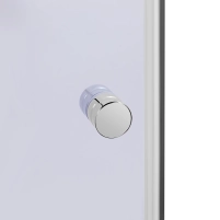 Душова кабіна Latwa SC90x90.SAT.HIGH.GR полукругла, скло тон 4 мм + Душовий піддон KAPIELKA ST90x90x41, з панеллю Lidz - 4 фото