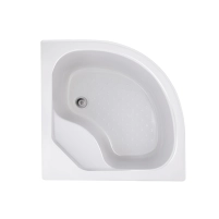 Душова кабіна Latwa SC90x90.SAT.HIGH.GR полукругла, скло тон 4 мм + Душовий піддон KAPIELKA ST90x90x41, з панеллю Lidz - 8 фото