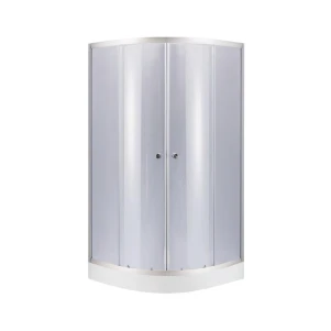 Душевая кабина Lidz Latwa SC80x80.SAT.LOW.GR, стекло тон. 4 мм + Lidz Душевой поддон KAPIELKA ST80x80x15