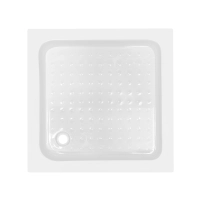 Душевая кабина Lidz Wawel SC80x80.SAT.LOW.GR, стекло тон. 4 мм + Lidz Душевой поддон KAPIELKA ST80x80х14 - 8 фото