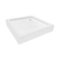 Душевая кабина Lidz Wawel SC80x80.SAT.LOW.GR, стекло тон. 4 мм + Lidz Душевой поддон KAPIELKA ST80x80х14 - 9 фото