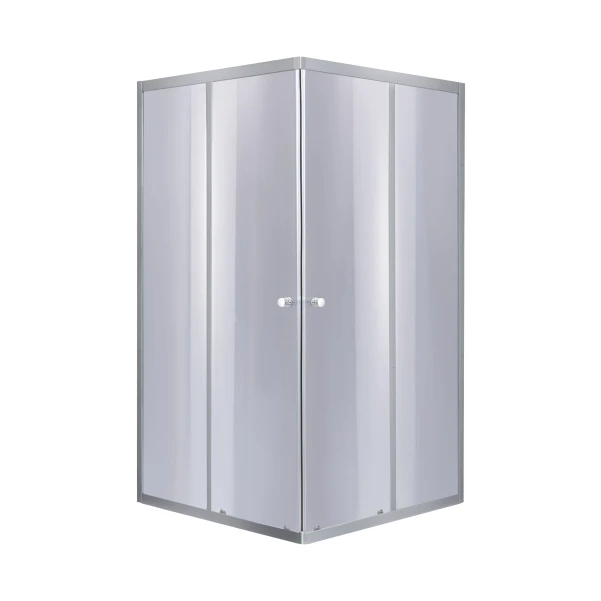 Душевая кабина Lidz Wawel SC80x80.SAT.LOW.GR, стекло тон. 4 мм + Lidz Душевой поддон KAPIELKA ST80x80х14 - 2 фото